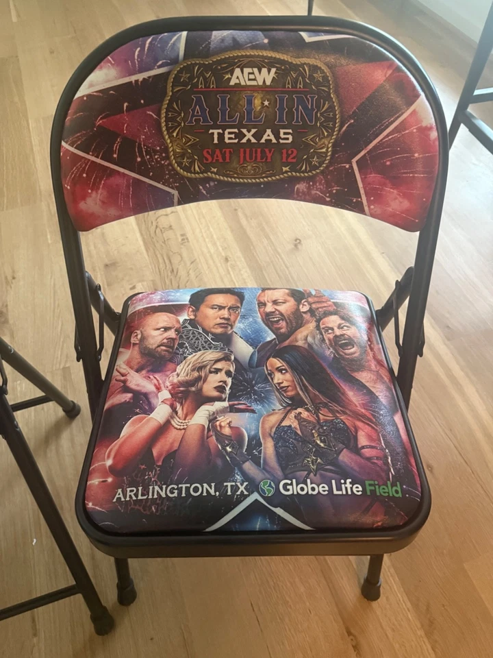 Silla todo en anillo AEW 2025 - EXTREMADAMENTE LIMITADA - 2 disponibles Foto 3 de 4