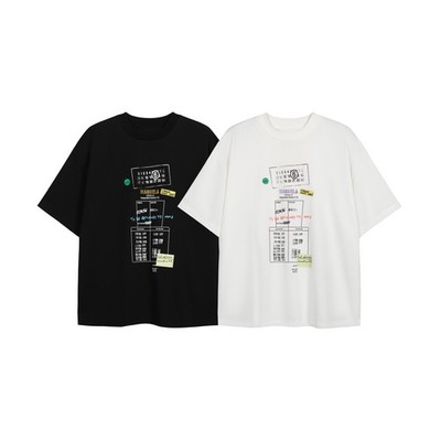 MM6 Maison Margiela t-shirt cotton Black / White S/M/L/XL | eBay