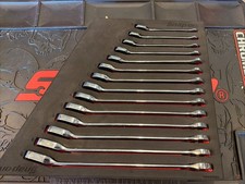 Snap-on Fmwr05br 14pc 6-19mm Ratcheting Wrench Set Flank Drive Plus Foam Set