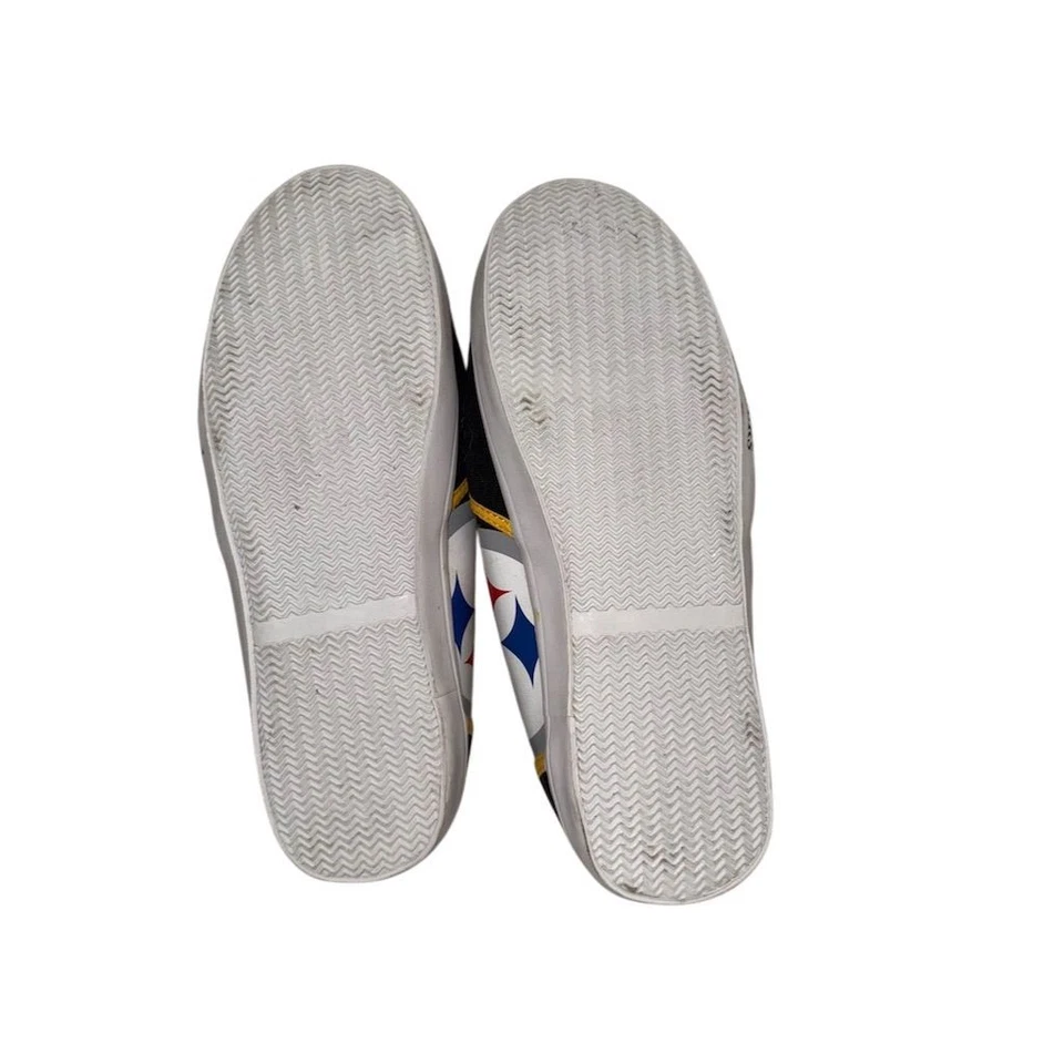 Tenis con cordones para mujer Pittsburgh Steelers con encanto talla 8 fanático de la NFL Bradford Foto 3 de 4
