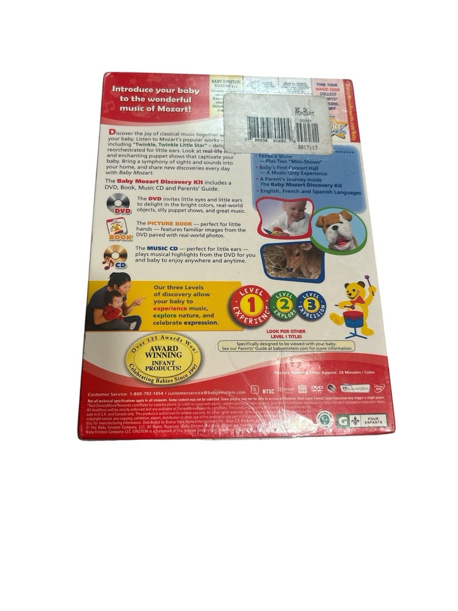 Baby Einstein: Baby Mozart Discovery Kit (DVD, 2010) for sale