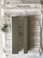 Aufbaugehäuse mit Gegenstück für Sperrelement 108320 baugl. ABI Telenot bss NEU