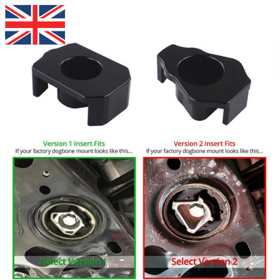 Billet Aluminium MQB Dogbone Mount Insert für Golf GTI A3 S3 TT Performance Kit