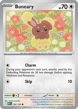 Mega Evolution BUNEARY 107/132 NM/M Pokemon Sky 1-24