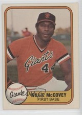 1981 Fleer Willie McCovey #434 HOF 1w8