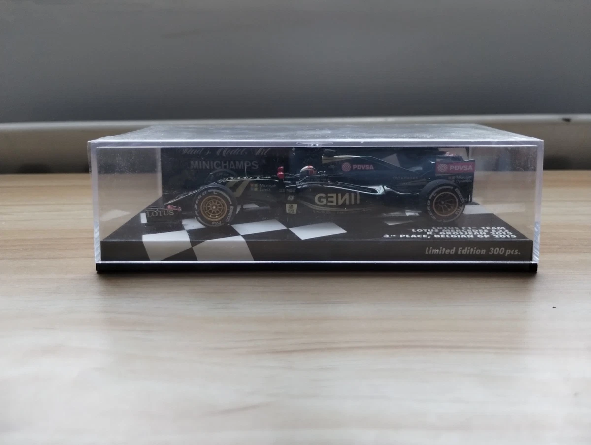 Minichamps 1/43 Lotus F1 Team E23 Mercedes – Romain Grosjean 2015 – Neuf