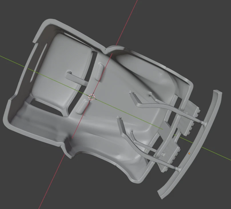 1/50 o scale 3d printed 1950 Federal Style Liner cab code3forcustomtruckhandmade - Image 4 of 4