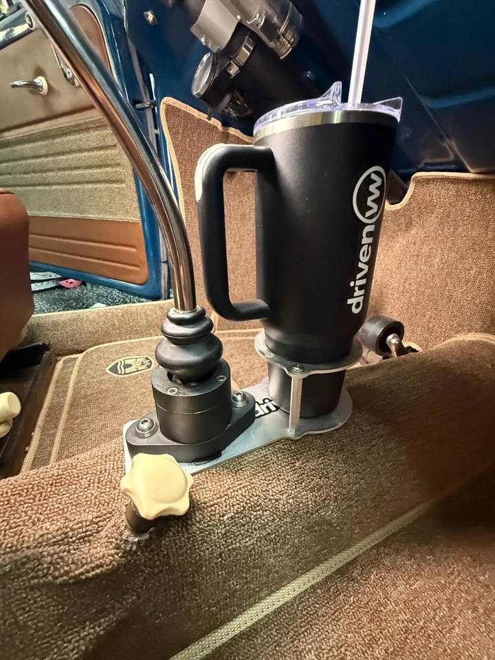 Vintage VW Single Mount Cup Holder – Classic Volkswagen Beetle, Type 3 or GHIA - Image 3 of 4