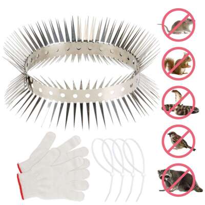 3.3FT Long Bird Spikes Stainless Steel Bird Repellent Arrow Pigeon Fence Kit USA