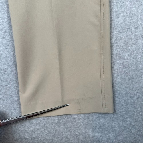 Footjoy Golf Pants Mens 34x32 Tan Performance Stretch Embroidered FJ Logo - Picture 3 of 13