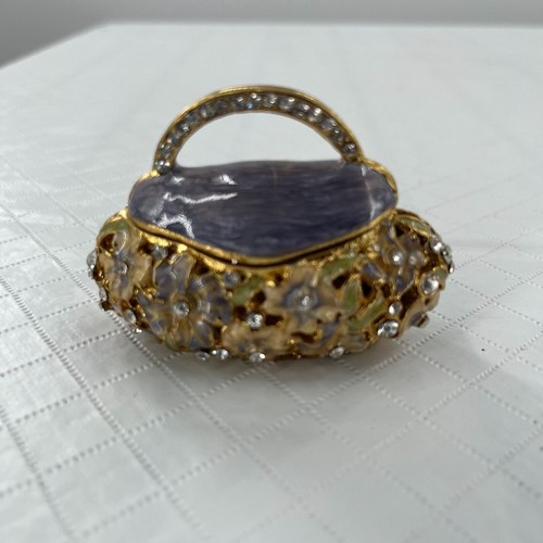 Decorative Jeweled Purse Trinket Box Set Of 4 Magnetic Closure NEW gift boxes - Picture 6 of 17