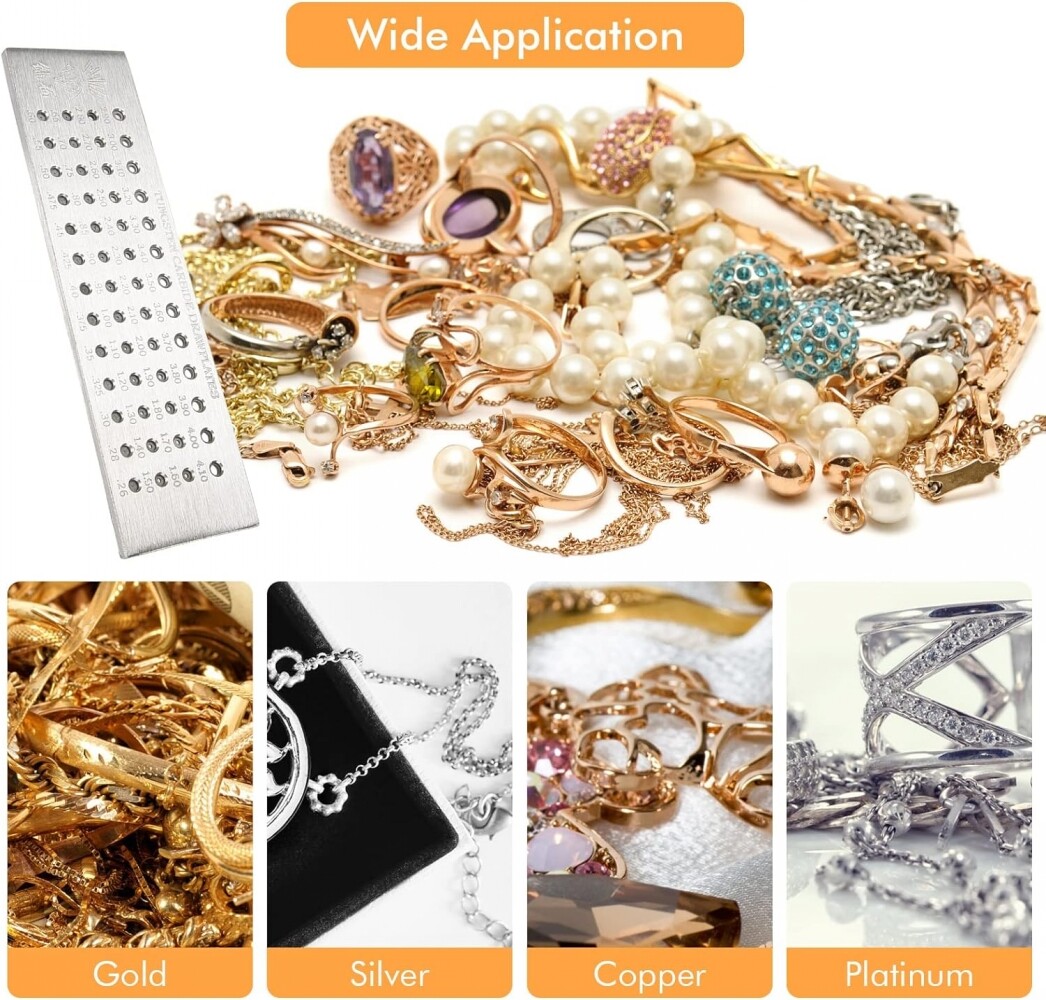 Wire Drawplate 52 Holes 0.269.00mm Polished Durable Draw Plate Jewelry Making eBay