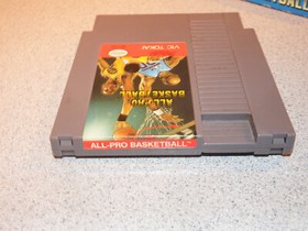 Nes - All-Pro Basketball Nintendo with Box -- Tested