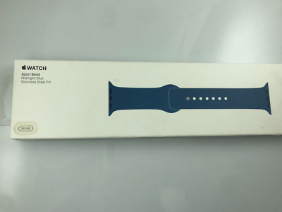 NEW in box Original Apple watch Sport Band 38mm 40mm 41MM Midnight Blue 1st Gen