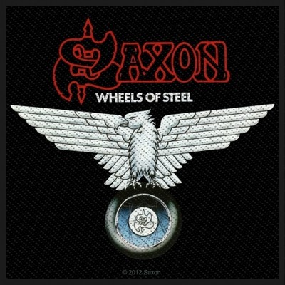 SAXON  - Wheels of steel Patch Aufnäher 10x9cm