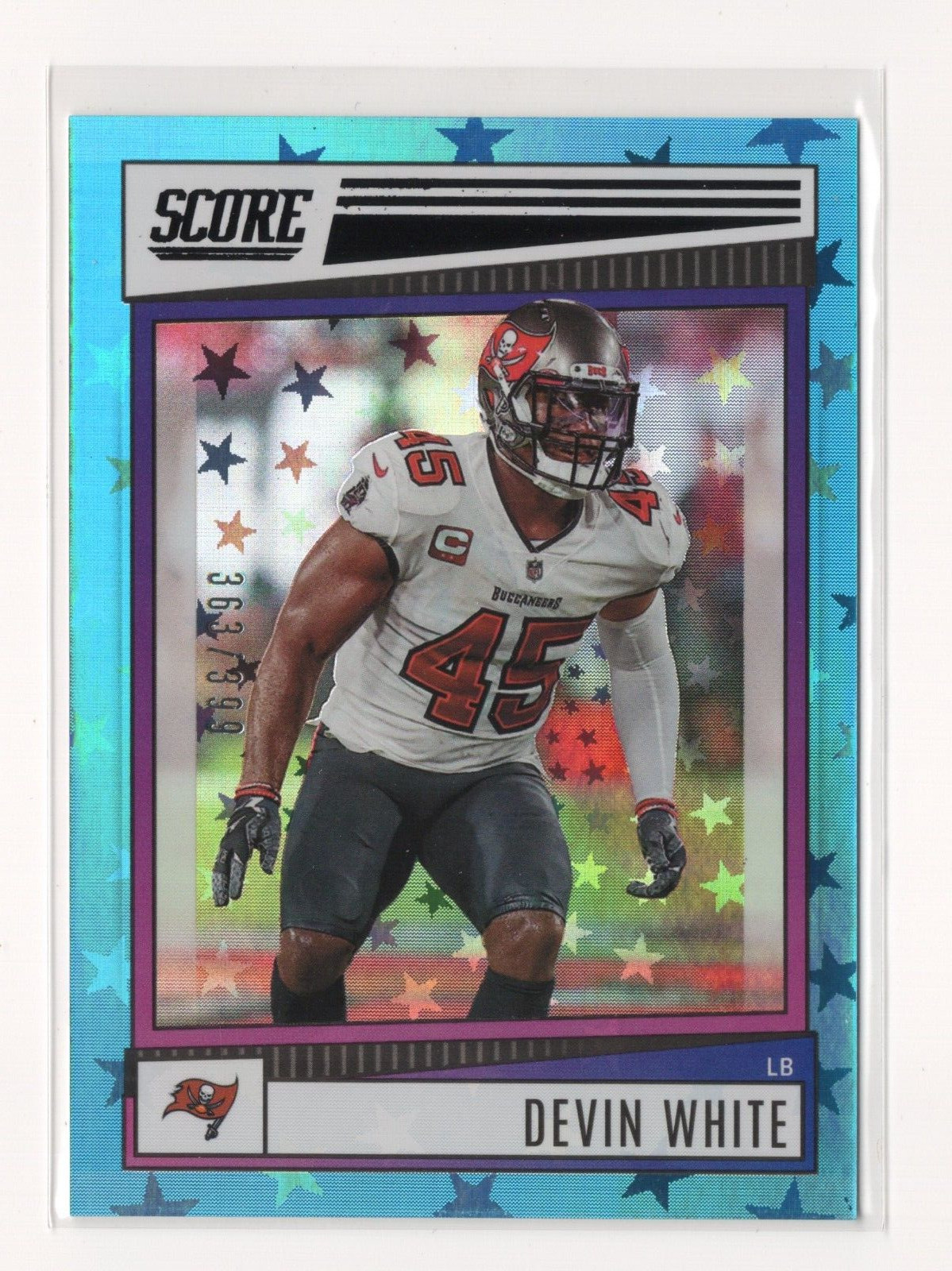 2022 Score Devin White #71 Blue Stars /399 Tampa Bay Buccaneers