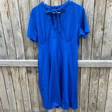 Royal blue dress short sleeve xxxl