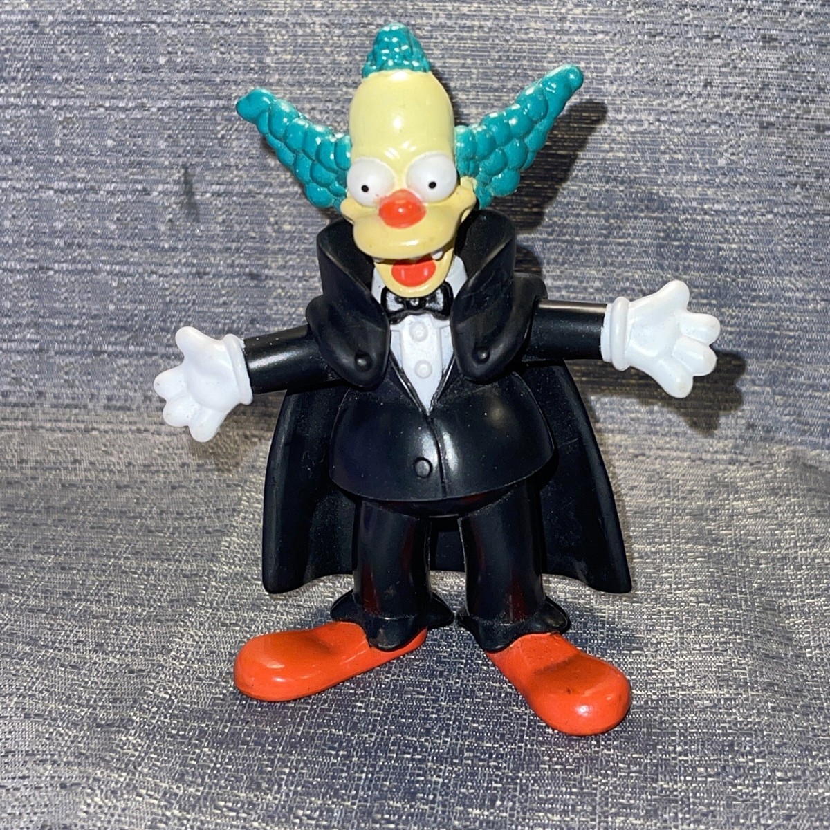 Vintage Simpsons Krusty the Clown Vampire Figure - 2001 Burger