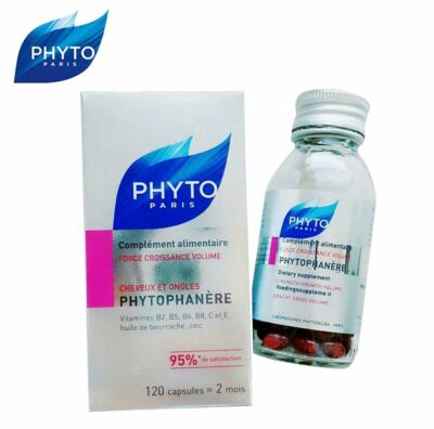 PHYTO PARIS Phytophanere Hair And Nails Dietary Supplement 120 Caps #cept