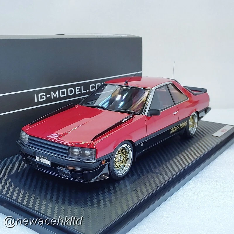 Nissan Skyline 2000 RS-Turbo (R30) Red/Black IGNITION 1/18 #IG2348