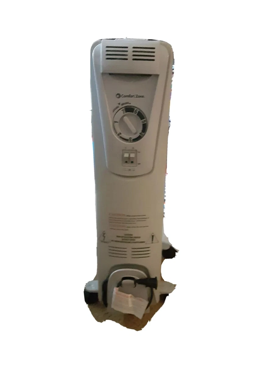 Comfort Zone CZ8008 1,500-Watt Electric Oil-Filled Radiant Radiator Heater,...  | eBay