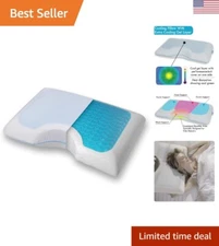 Side Sleeper Pillow - Bed Pillow - Cooling Pillow - My Skin Friendly Memory F...