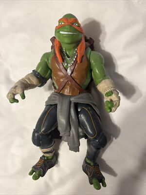 2014 TMNT Paramount Pictures Playmates Michelangelo Action Figure 10 inch