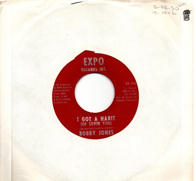 Bobby Jones:I got a habit (of lovin you)/Going into my act:US Expo: