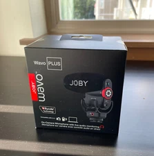 Joby Wavo Plus On-Camera Shotgun Microphone for Vlogging (JB01734-BWW) NEW