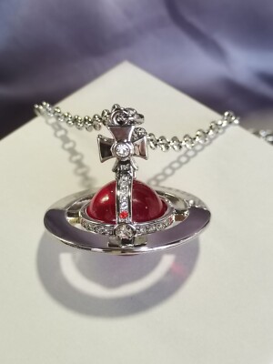 Vivienne Westwood NEW TINY ORB PENDANT Indian Pink Limited colors