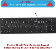 for Dell Inspiron/Optiplex All-in-One Desktop 5250 3050 3240 546 Keyboard Cover