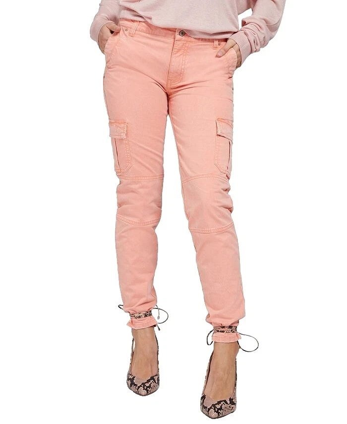 GUESS Pantalones de Algodón para Mujeres