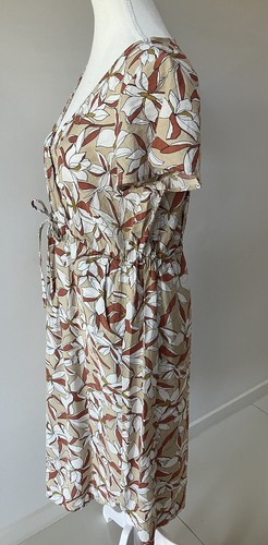 Angel Maternity Faux Wrap Tie Waist Dress Size S - Picture 2 of 8
