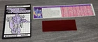 Vintage Transformers Instruction Booklet & Tech Specs EVIL DECEPTICON SCOURGE