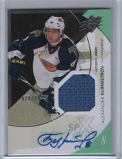 2010-11 SPx Rookie Jersey Autograph #187 Alexander Burmistrov RC 477/799