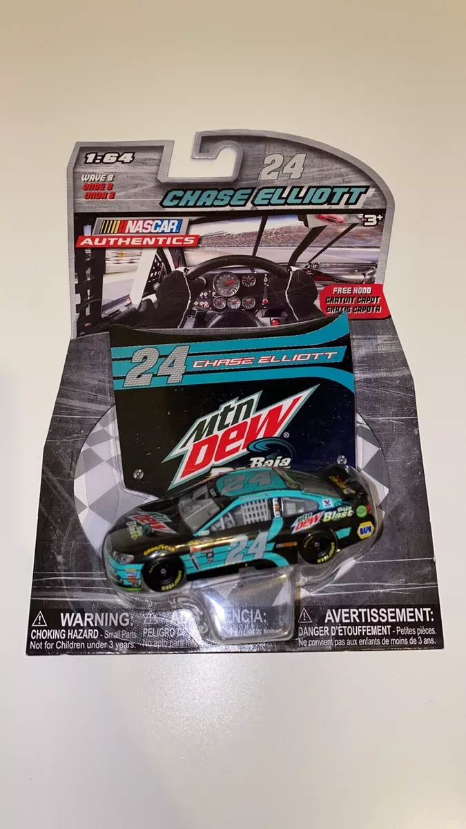 Chase Elliott 2016 Mtn Dew Baja Blast NASCAR Authentics Wave 8 1 64