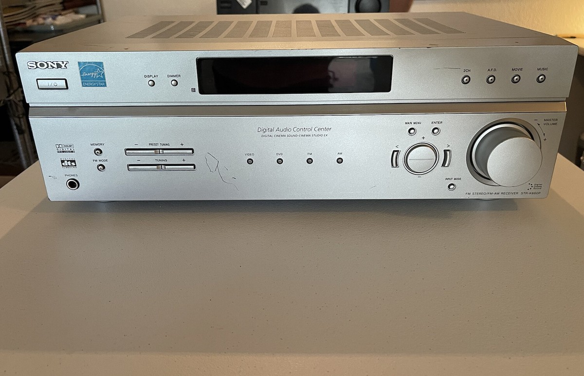 Sony STR-K660P Vintage Digital Audio Control center Stereo