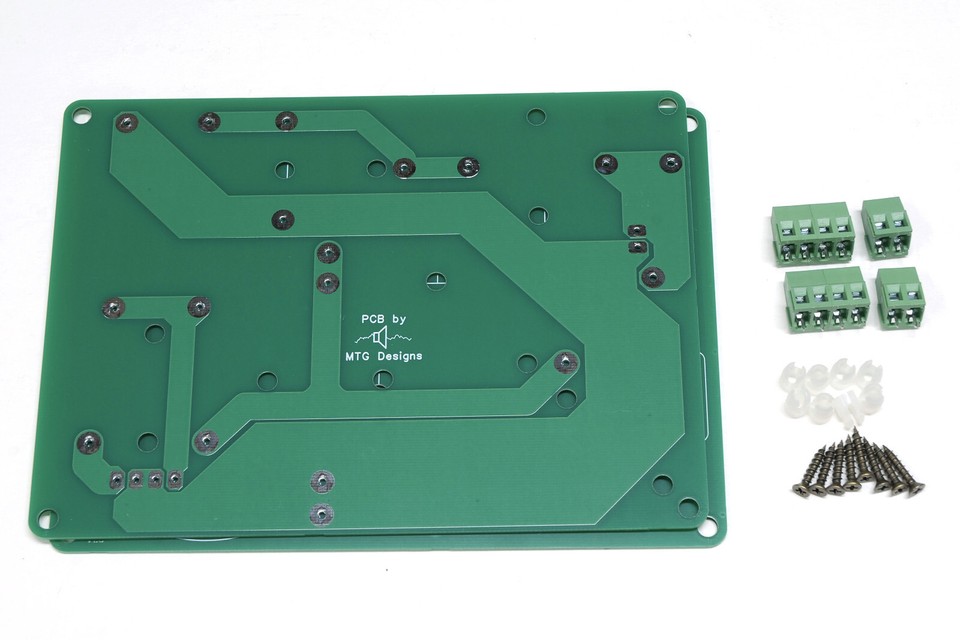 Pair Of Crossover PCBs For Hitmaker MT DIY Speakers - Ready-to-Build Crossover Boards