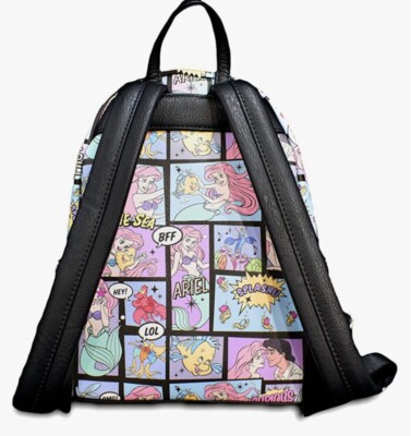 Loungefly Disney The Little Mermaid Comic AOP Mini Backpack  display picture 1