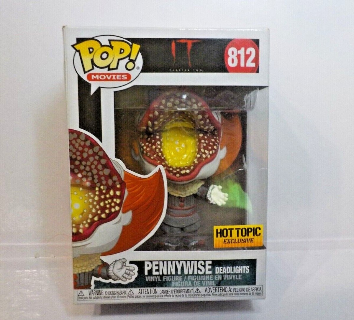 Funko Pop movies PENNYWISE Deadlights #812 HOT TOPIC