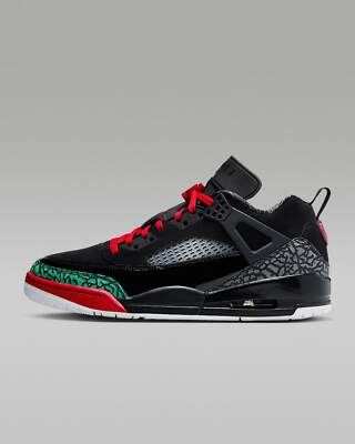 FQ1759-060 Nike Jordan Spizike Low Black Varsity Red Classic Green