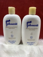 2- Johnson's Shea  Cocoa Butter Baby Lotion 24 Hr Moisture 15 OZ Each  Read 