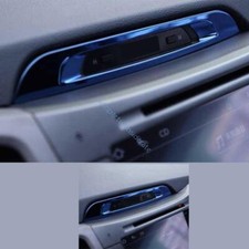 For Kia Sportage R 2011-15 2016 Blue Steel Center Console Clock Display Frame