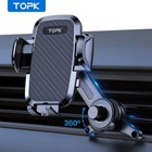 TOPK Metal Extension Hook Air Vent Phone Mount, compatible with all smartphones