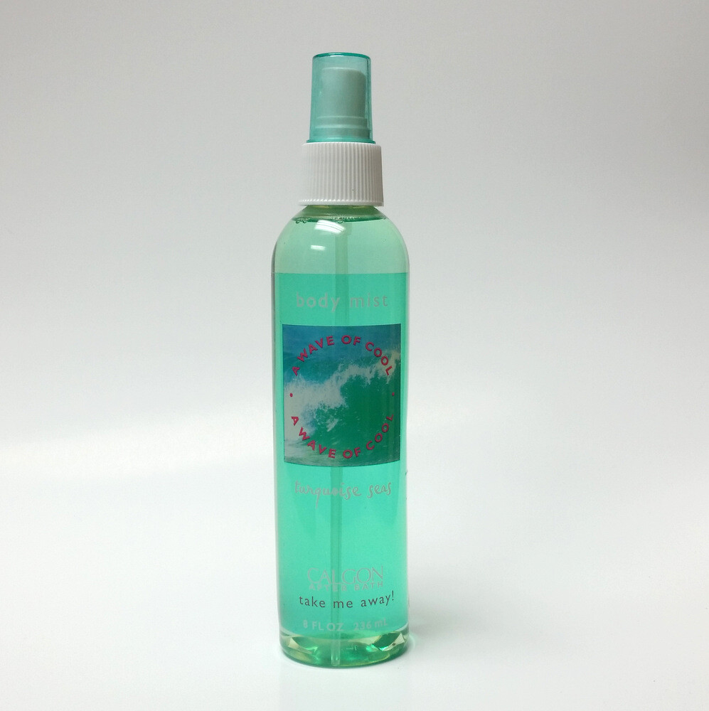Calgon After Bath A Wave of Cool Turquoise Seas Body Mist oz 236