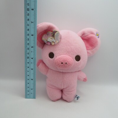 Piggy Girl C1005 Pig San-x Plush Stuffed 7