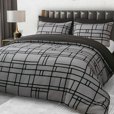 Pamposh Double Duvet Set Premium Brushed Microfiber Duvet Cover Double Ultrasoft