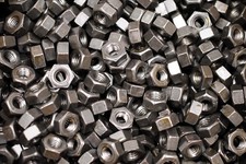 (200) Structural 2H Heavy Hex Nuts 3/8-16 Coarse Thread Plain ASTM A194