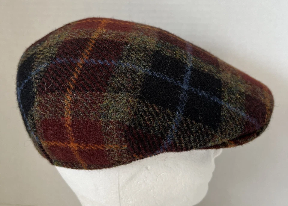 Goorin Bros Newsboy Cap Plaid Tweed Wool Alfonso D’Este 7 1/8 M Italy - Image 4 of 4