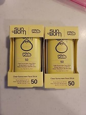 Sun Bum Kids SPF 50 Premium Sunscreen 15g Face Stick Water Resistant 2 exp 10/26